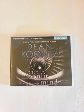Source Unknown Dean Koontz 'The Moonlit Mind' Audiobook CD - Black & Blue
